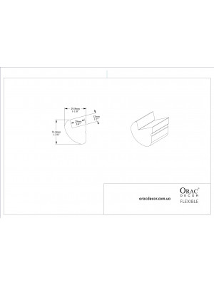 Карниз гибкий Orac decor CX188F