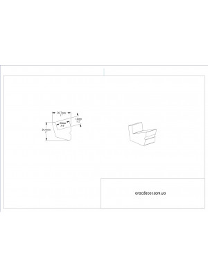 LED Карниз скрытого освещения Orac decor CX189