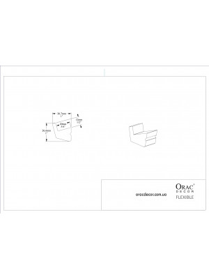 Карниз гибкий Orac decor CX189F