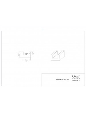 Молдинг гибкий Orac decor CX190F