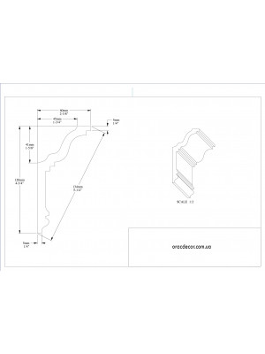 Молдинг гладкий Orac decor CX192