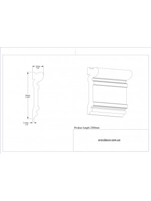 Молдинг гладкий Orac Decor DX119