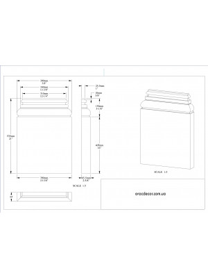 Пилястра Orac Decor K254