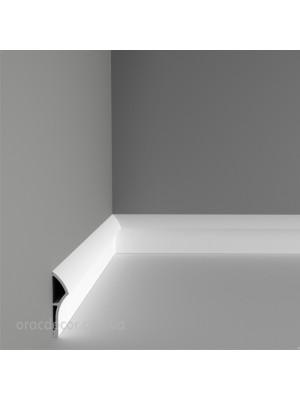 Напольный плинтус гладкий Orac Decor SX167