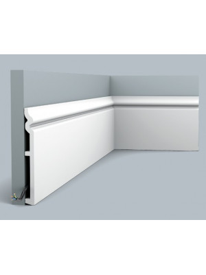 Напольный плинтус гладкий Orac decor SX206
