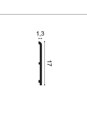 Напольный плинтус из дюрополимера Orac decor SX212