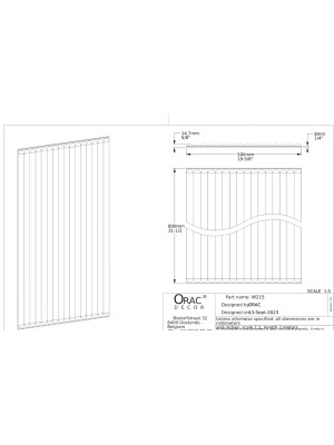 3D панель из полиуретана Orac decor W215