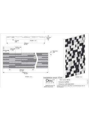 3D панель из полиуретана Orac decor W216