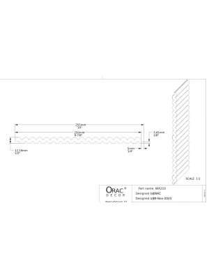 3D панель из полиуретана гибкая Orac decor WX210F