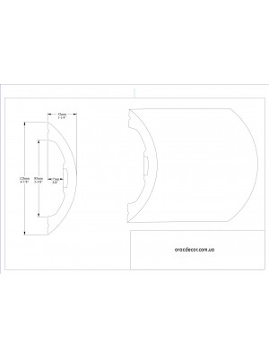 Молдинг гладкий Orac Decor P3070