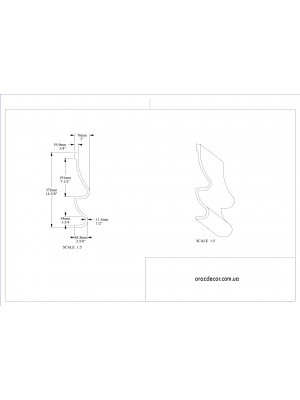 Карниз гладкий Orac Decor P3071