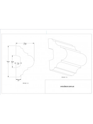 Молдинг гладкий Orac Decor P4020