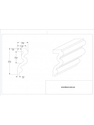 Молдинг гладкий Orac Decor P4025