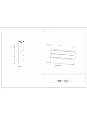 Молдинг гладкий Orac Decor P5021