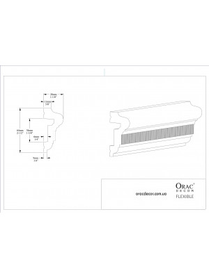 Молдинг гибкий Orac Decor P6020F