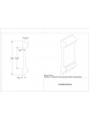 Молдинг с орнаментом Orac Decor P7020