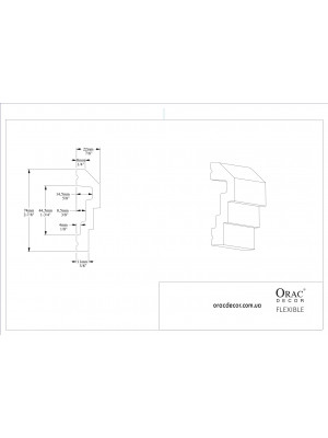 Молдинг гибкий Orac Decor P7070F