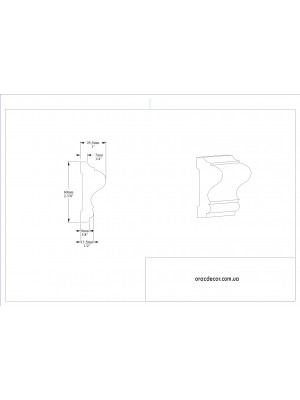 Молдинг гладкий Orac Decor P8020