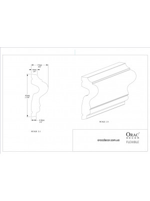 Молдинг гибкий Orac Decor P8030F
