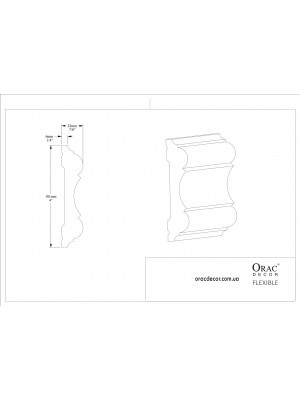 Молдинг гибкий Orac Decor P8040F