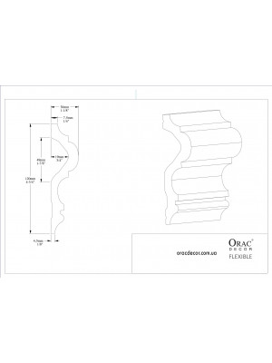 Молдинг гибкий Orac Decor P8050F