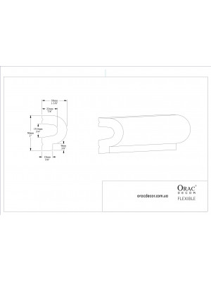 Молдинг гибкий Orac Decor P8060F