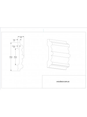 Молдинг гладкий Orac Decor P9020
