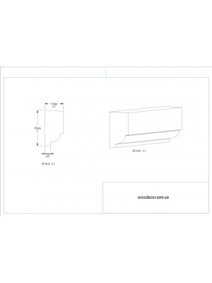 Молдинг гладкий Orac Decor P9050