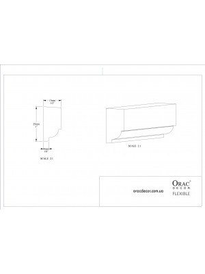 Молдинг гибкий Orac Decor P9050F