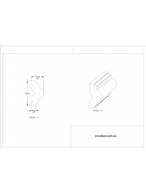 Молдинг гладкий Orac Decor PX103