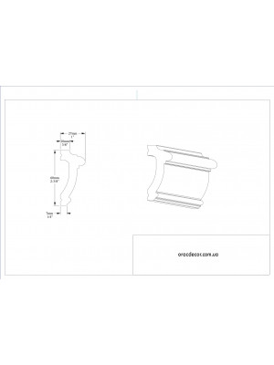 Молдинг гладкий Orac Decor PX113
