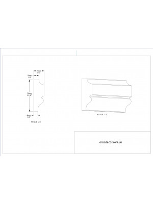 Молдинг гладкий Orac Decor PX116