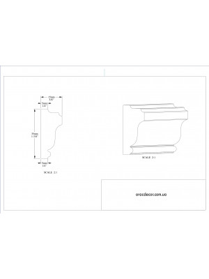 Молдинг гладкий Orac Decor PX117