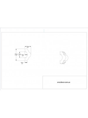 Молдинг гладкий Orac Decor PX120