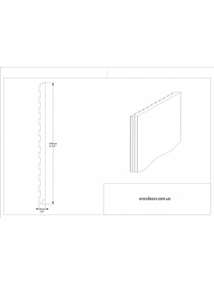 Молдинг гладкий Orac Decor PX147