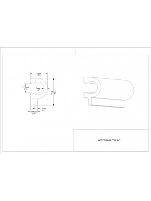 Молдинг гладкий Orac Decor PX169