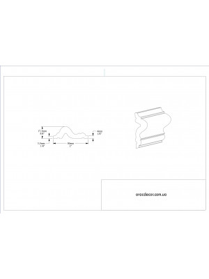 Молдинг гладкий Orac decor PX175