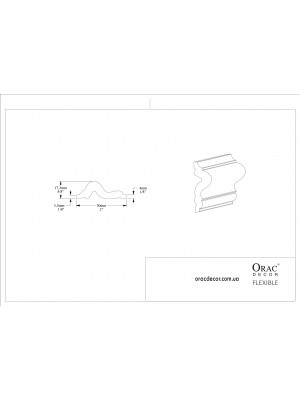 Молдинг гибкий Orac decor PX175F