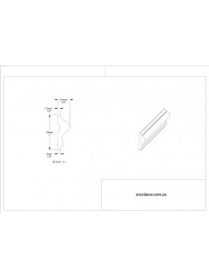 Молдинг гладкий Orac decor PX201