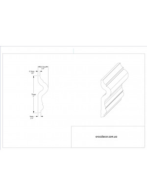 Молдинг гладкий Orac decor PX202