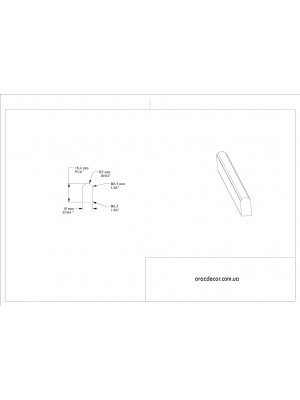 Молдинг гладкий Orac decor PX209