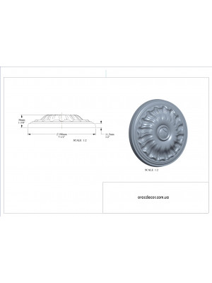 Потолочная розетка Orac Decor R11