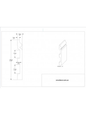 Напольный плинтус гибкий Orac Decor SX118F