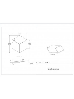 3D панель из полиуретана Orac decor W105