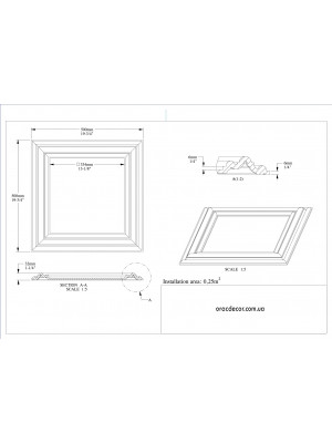 3D панель из полиуретана Orac decor W121