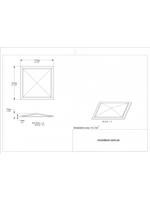 3D панель из полиуретана Orac decor W123